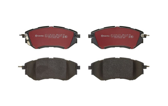 Kit de plaquettes de frein, frein à disque BREMBO XTRA LINE P 78 017X, Image 3