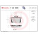 Kit de plaquettes de frein, frein à disque BREMBO XTRA LINE P 85 020X