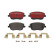 Kit de plaquettes de frein, frein à disque BREMBO XTRA LINE P 85 057X, Vignette 4