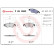 Kit de plaquettes de frein, frein à disque BREMBO XTRA LINE P 85 098X