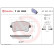 Kit de plaquettes de frein, frein à disque BREMBO XTRA LINE P 85 099X, Vignette 2