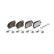 Kit de plaquettes de frein, frein à disque BREMBO XTRA LINE P 85 100X, Vignette 2