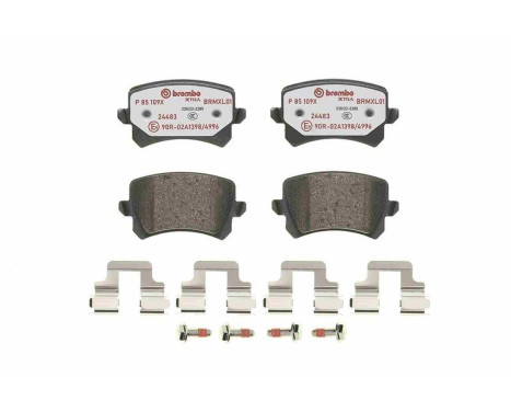 Kit de plaquettes de frein, frein à disque BREMBO XTRA LINE P 85 109X