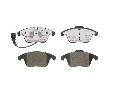 Kit de plaquettes de frein, frein à disque BREMBO XTRA LINE P 85 112X