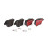 Kit de plaquettes de frein, frein à disque BREMBO XTRA LINE P 85 114X, Vignette 3