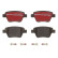Kit de plaquettes de frein, frein à disque BREMBO XTRA LINE P 85 114X, Vignette 4