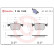 Kit de plaquettes de frein, frein à disque BREMBO XTRA LINE P 85 124X