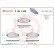 Kit de plaquettes de frein, frein à disque BREMBO XTRA LINE P 85 144X