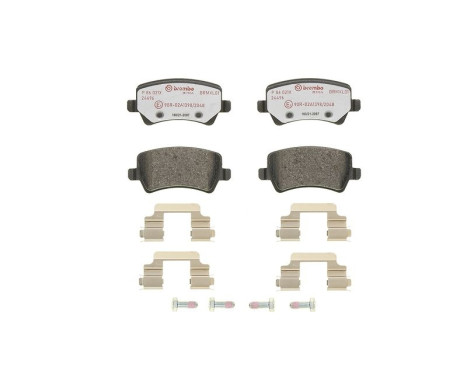 Kit de plaquettes de frein, frein à disque BREMBO XTRA LINE P 86 021X