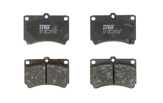 Kit de plaquettes de frein, frein à disque COTEC GDB1024 TRW