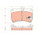 Kit de plaquettes de frein, frein à disque COTEC GDB1024 TRW, Vignette 2