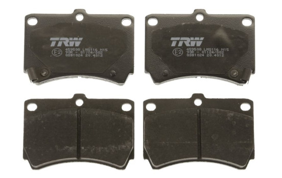 Kit de plaquettes de frein, frein à disque COTEC GDB1024 TRW, Image 3