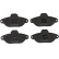 Kit de plaquettes de frein, frein à disque COTEC GDB1115 TRW, Vignette 5