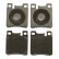 Kit de plaquettes de frein, frein à disque COTEC GDB1123 TRW, Vignette 3