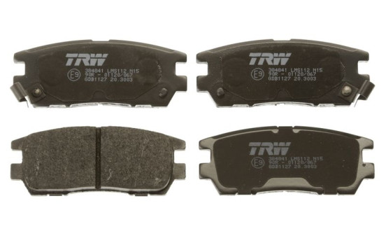 Kit de plaquettes de frein, frein à disque COTEC GDB1127 TRW, Image 3