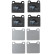 Kit de plaquettes de frein, frein à disque COTEC GDB1160 TRW, Vignette 4