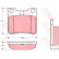 Kit de plaquettes de frein, frein à disque COTEC GDB1276 TRW
