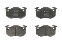 Kit de plaquettes de frein, frein à disque COTEC GDB1305 TRW