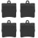 Kit de plaquettes de frein, frein à disque COTEC GDB1335 TRW, Vignette 5