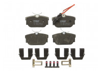 Kit de plaquettes de frein, frein à disque COTEC GDB1369 TRW