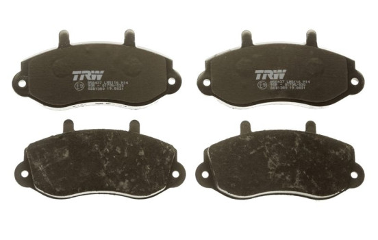 Kit de plaquettes de frein, frein à disque COTEC GDB1380 TRW, Image 3