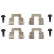 Kit de plaquettes de frein, frein à disque COTEC GDB1396 TRW, Vignette 8