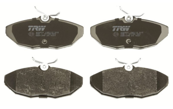 Kit de plaquettes de frein, frein à disque COTEC GDB1398 TRW, Image 3