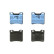 Kit de plaquettes de frein, frein à disque COTEC GDB1432 TRW