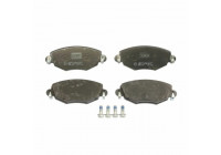 Kit de plaquettes de frein, frein à disque COTEC GDB1434 TRW