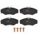 Kit de plaquettes de frein, frein à disque COTEC GDB1478 TRW, Vignette 4