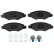 Kit de plaquettes de frein, frein à disque COTEC GDB1500 TRW, Vignette 4