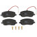 Kit de plaquettes de frein, frein à disque COTEC GDB1503 TRW, Vignette 4