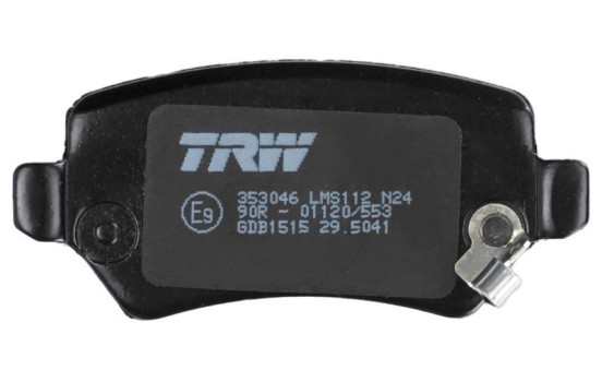 Kit de plaquettes de frein, frein à disque COTEC GDB1515 TRW, Image 6
