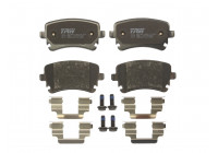 Kit de plaquettes de frein, frein à disque COTEC GDB1516 TRW