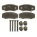 Kit de plaquettes de frein, frein à disque COTEC GDB1521 TRW, Vignette 3