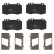 Kit de plaquettes de frein, frein à disque COTEC GDB1543 TRW, Vignette 5