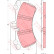 Kit de plaquettes de frein, frein à disque COTEC GDB1547 TRW