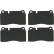 Kit de plaquettes de frein, frein à disque COTEC GDB1670 TRW, Vignette 4