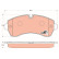 Kit de plaquettes de frein, frein à disque COTEC GDB1696 TRW, Vignette 2