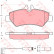 Kit de plaquettes de frein, frein à disque COTEC GDB1697 TRW