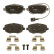 Kit de plaquettes de frein, frein à disque COTEC GDB1706 TRW, Vignette 3