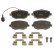 Kit de plaquettes de frein, frein à disque COTEC GDB1707 TRW, Vignette 3