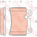 Kit de plaquettes de frein, frein à disque COTEC GDB1722 TRW