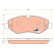 Kit de plaquettes de frein, frein à disque COTEC GDB1747 TRW, Vignette 2