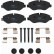 Kit de plaquettes de frein, frein à disque COTEC GDB1747 TRW, Vignette 3