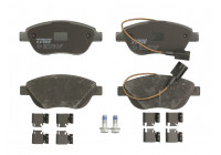 Kit de plaquettes de frein, frein à disque COTEC GDB1829 TRW
