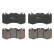 Kit de plaquettes de frein, frein à disque COTEC GDB1834 TRW