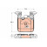 Kit de plaquettes de frein, frein à disque COTEC GDB2028 TRW, Vignette 2