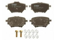 Kit de plaquettes de frein, frein à disque COTEC GDB2036 TRW