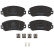 Kit de plaquettes de frein, frein à disque COTEC GDB297 TRW, Vignette 4